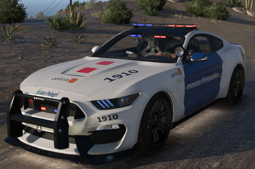 Mossos d'Esquadra - Ford Mustang GT350R [ Police Template ]